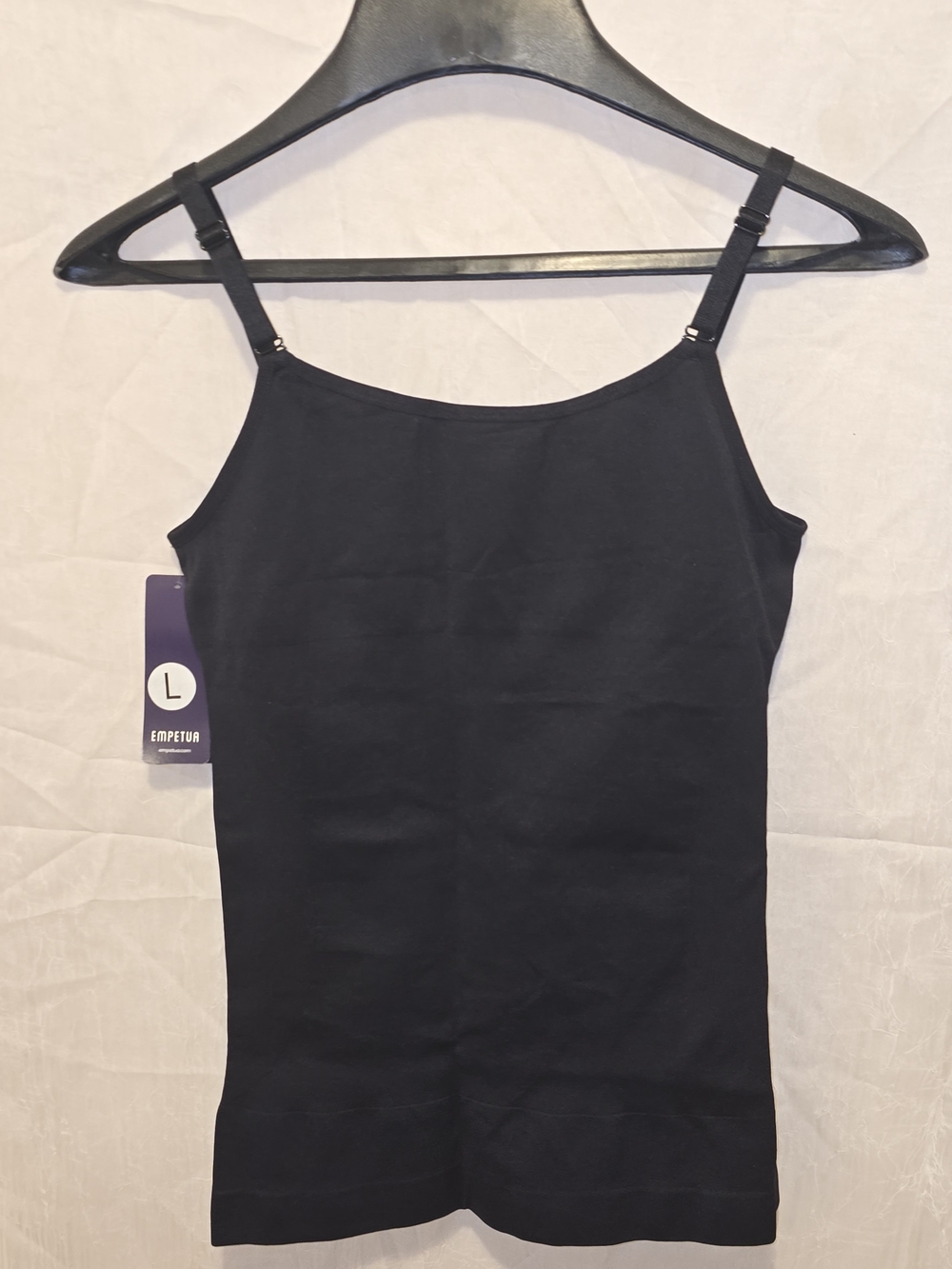 Empetua Shapermint Black Scoop Neck Cami
